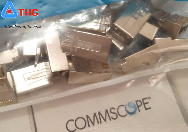 Hạt mạng RJ45 Cat5e Commscope bọc kim chống nhiễu